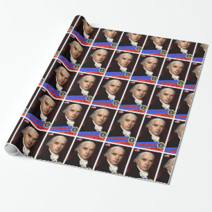 Papier Cadeau Carte de baseball de James Madison