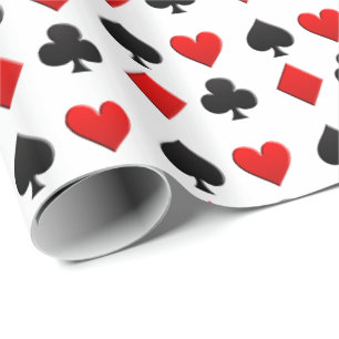 Papier Cadeau Carte de jeu convient Motif carrelé
