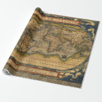 Carte du monde d'Ortelius 1570 : cartographie anti