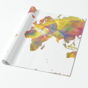PAPIER CADEAU CARTE MC 2 DU MONDE -