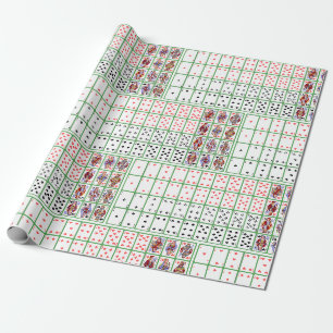 Papier Cadeau Cartes Casino Jeu Poker