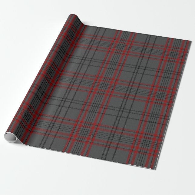 Papier Cadeau Carton noir gris gris gris gris carré (Déroulé)