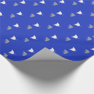 Papier Cadeau Cartoon Stingray Motif