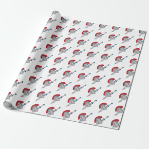 Papier Cadeau Casque et épée du gladiateur romain