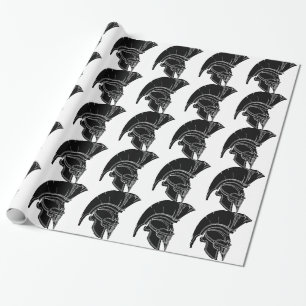 Papier Cadeau Casque spartiate ou trojan