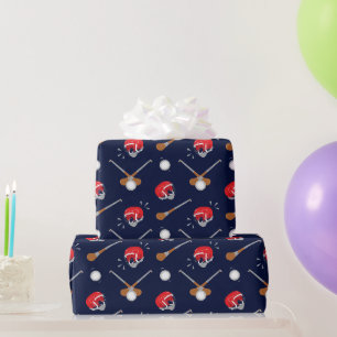 Papier Cadeau Casques hurleurs irlandais et Motif hurleys