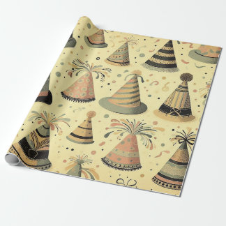 Papier Cadeau Casquettes à la fête d'anniversaire !