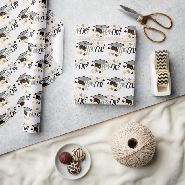 Papier Cadeau Casquettes de fin d'études (Artisanat)