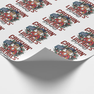 Papier Cadeau Casse les rêves des libéraux Casse-Noisette Noël T