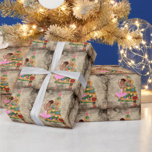 Papier Cadeau Casse-Noisette Clara Act I Christmas Eve