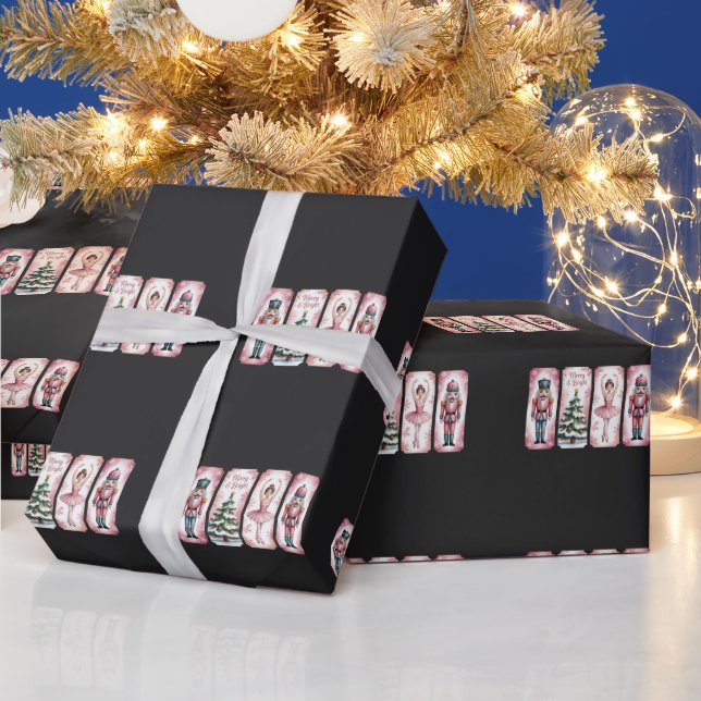 Papier Cadeau Casse-noisette Noël Fête Cadeau Festif  (Vacances)