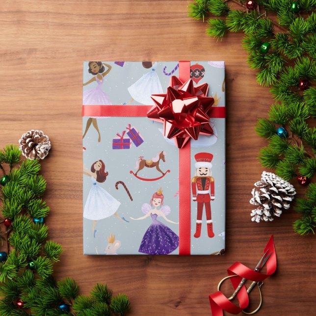 Papier Cadeau Casse-Noisettes Personnages Soldats Jouets À Cheva (Créateur téléchargé)
