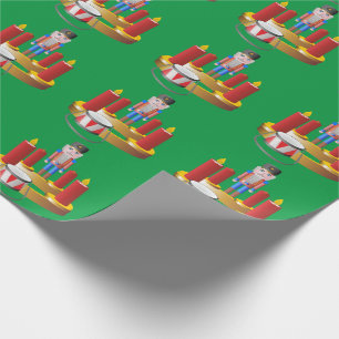 Papier Cadeau Casse-noix et bougies