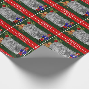 Papier Cadeau Casse-noix Pain d'épices Homme Votre photo Vacance