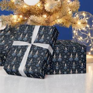 Papier Cadeau Casse-noix Wonderland, Valse des flocons de neige