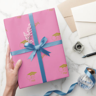 Papier Cadeau Catégorie d'année personnalisée Nom d'année modern