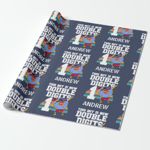 Papier Cadeau Ce garçon est maintenant à deux chiffres Drôle 10è