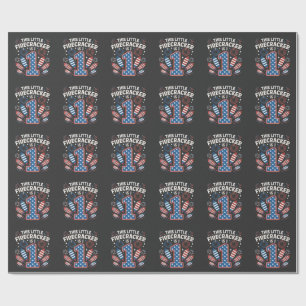 Papier Cadeau Ce petit pétard est 1 Anniversaire 4 juillet