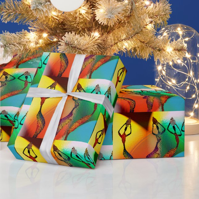 Papier Cadeau Célébration de Kwanzaa (Vacances)
