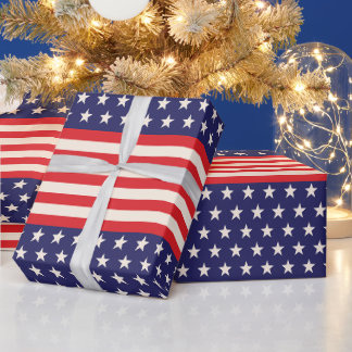 Papier Cadeau Célébrer 4 juillet
