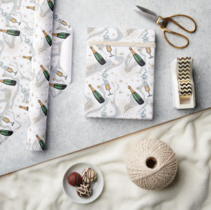 Papier Cadeau Célébrons la nouvelle année