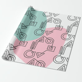 Papier Cadeau Cercle des formes