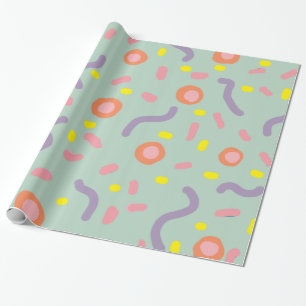 Papier Cadeau Cercles Abstraits Cercles Miniature Cercles Points