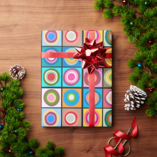 Papier Cadeau Cercles inspirés par Kandinsky