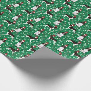 Papier Cadeau Cérémonie de noël de Springer Spaniel