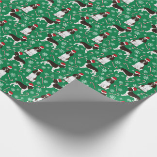 Papier Cadeau Cérémonie de noël de Springer Spaniel