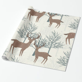 Papier Cadeau Cerf de forêt