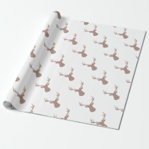 Cerfs communs - bandes - brun et blanc