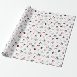 Papier Cadeau Cerises, baies et arcs !