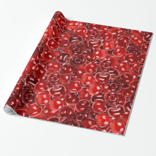 Papier Cadeau Cerises sucrées