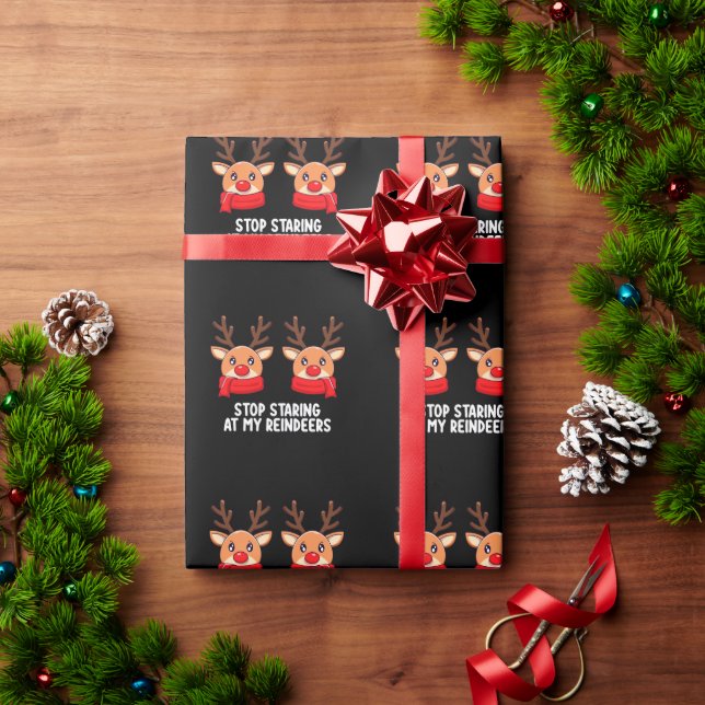 Papier Cadeau Cessez De Reprendre Mes Vacances De Noël (Cadeau de vacances)