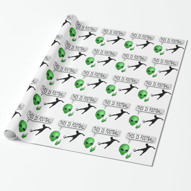 Papier Cadeau C'Est Du Football (Déroulé)