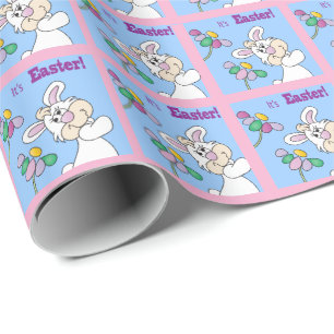 Papier Cadeau C'est lapin de temps de Pâques