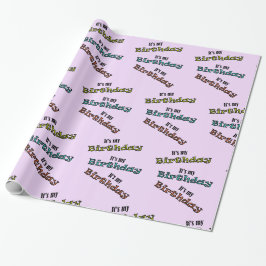 Papier Cadeau C'est mon anniversaire