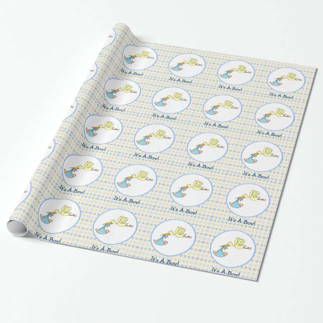 Papier Cadeau C'est un baby shower de transport de bébé de (Déroulé)