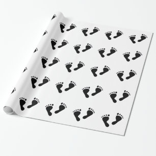Papier Cadeau C'est un bébé - pieds de bébé