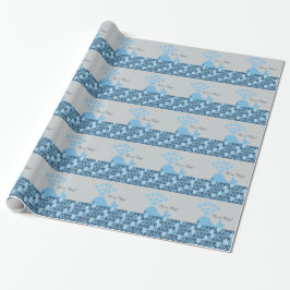 Papier Cadeau C'est un garçon ! Baleine mignonne