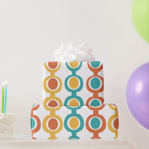 Papier Cadeau Chaîne moderne du milieu du siècle