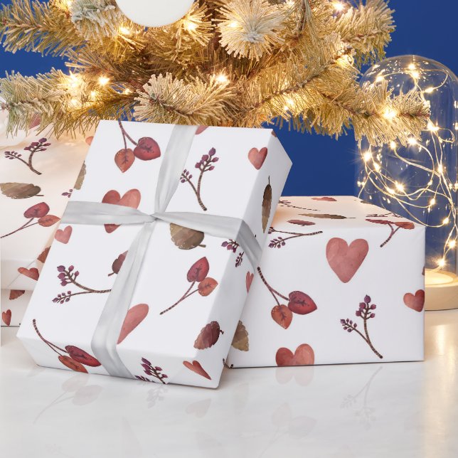 Papier Cadeau Chaleureux Automne Motif esthétique, Automne Cosy  (Vacances)