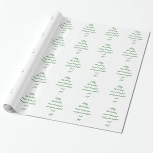 Papier Cadeau Chaleureux voeux Noël Message