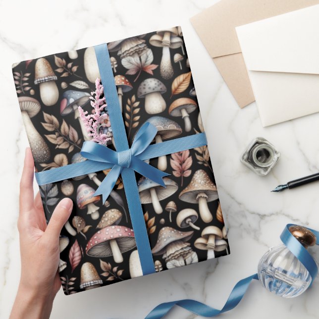 Papier Cadeau Champignons mystiques (Cadeaux)
