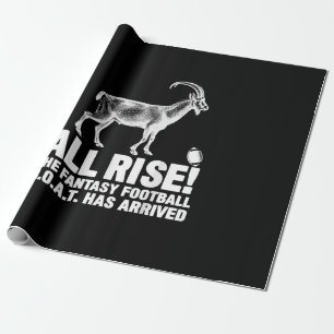 Papier Cadeau Champion de la Ligue du Imaginaire de football