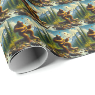 Papier Cadeau Chant Bigfoot