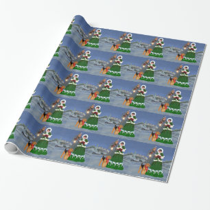 Papier Cadeau Chants de Noël