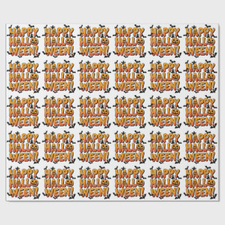 Papier Cadeau Chaque grand Halloween commence par un sourire et