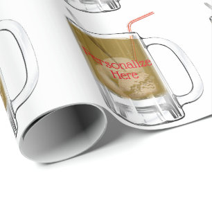 Papier Cadeau Char à bière racine